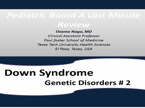 Genetic Disorders-II