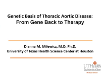 Genetic thoracic aortic aneurysm disease from gene therapy back to gene