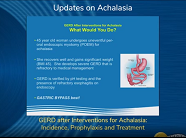 GERD after Interventions for Achalasia: Incidence, Prophylaxis and Treatment