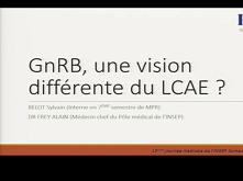 GNRB : une vision différente du LCAE ? GNRB : une vision différente du LCAE ?