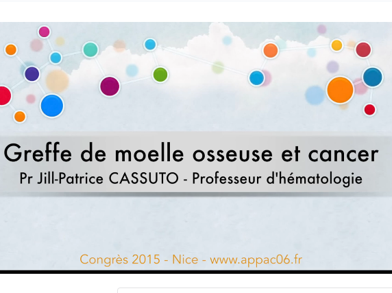 Greffe de moelle osseuse et cancer 2015