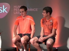 Google Hangout avec les frères Brownlee au HPL GSK