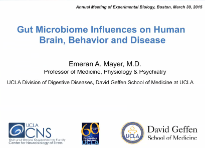 Gut Microbiome Influences on Human Brain, Behavior and Disease Gut Microbiome Influences on Human Brain, Behavior and Disease