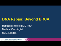 Gynecologic Cancers: Emerging Novel Strategies for Targeting DNA Repair Deficiency Gynecologic Cancers: Emerging Novel Strategies for Targeting DNA Repair Deficiency