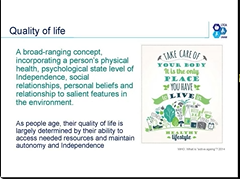 Healthy Eating and Living for a Healthy Ageing Healthy Eating and Living for a Healthy Ageing