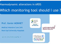 Hemodynamic alterations in ARDS  Which monitoring tool should I use?