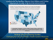 Herding Cats and Clearing Hurdles: Changing the Way the Military Health System Measures Readiness Herding Cats and Clearing Hurdles: Changing the Way the Military Health System Measures Readiness