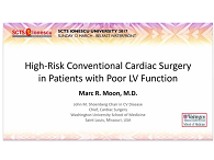 High-risk conventional cardiac surgery in patients with poor LV function High-risk conventional cardiac surgery in patients with poor LV function