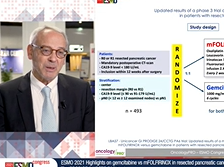 Highlights on gemcitabine vs mFOLFIRINOX in resected pancreatic cancer: PRODIGE 24/CCTG PA6 Highlights on gemcitabine vs mFOLFIRINOX in resected pancreatic cancer: PRODIGE 24/CCTG PA6