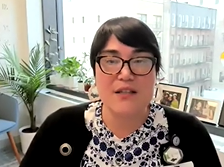 How does treatment-associated financial distress change over time?