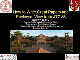 How to Write Great Papers and Reviews: View from JTCVS
