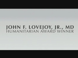Humanitarian Award - AAOS 2015 - John F. Lovejoy