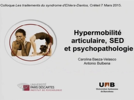 Hypermobilité articulaire, SED et psychopathologie Hypermobilité articulaire, SED et psychopathologie