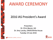 IAS President's Award IAS President's Award