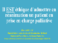 Il est éthique d'admettre en réanimation un patient palliatif - Pour