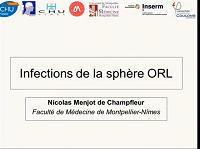 Imagerie des infections de la sphère ORL