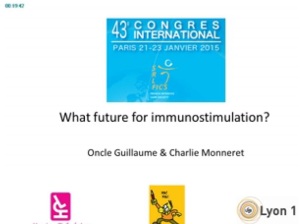 Immunoparalysie au cours du sepsis - Quel futur pour l'immunostimulation - 2015 Immunoparalysie au cours du sepsis - Quel futur pour l'immunostimulation - 2015