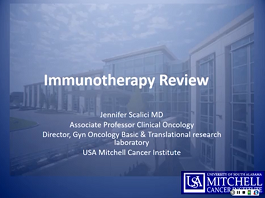 Immunotherapy in the Treatment of Gynecologic Cancers Immunotherapy in the Treatment of Gynecologic Cancers