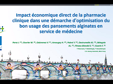 Impact économique direct de la pharmacie clinique dans une démarche doptimisation du bon usage des pansements alginates en services de médecine