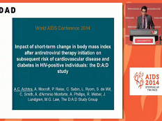 Impact à court terme de l'IMC après une initiation à une ART sur le risque subséquent de maladies cardio-vasculaires et de diabète sur les individus HIV-positifs : l'étude D:A:D