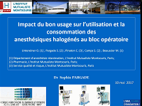 Impact du bon usage sur lutilisation et la consommation des anesthésiques halogénés au bloc opératoire