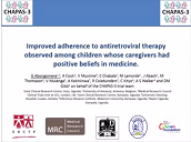 Improved adherence to antiretroviral treatment observed among children whose caregivers had positive beliefs in medicine Improved adherence to antiretroviral treatment observed among children whose caregivers had positive beliefs in medicine