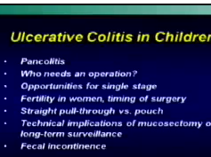 Indications for surgery in the pediatric population Indications for surgery in the pediatric population