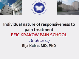 Individual nature of responsiveness to pain treatment Individual nature of responsiveness to pain treatment