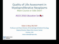 Individualizing Care for Patients With Myeloproliferative Neoplasms: Integrating Genetics, Evolving Therapies, and Patient-Specific Disease Burden Individualizing Care for Patients With Myeloproliferative Neoplasms: Integrating Genetics, Evolving Therapies, and Patient-Specific Disease Burden