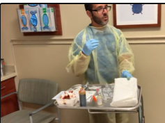 Infection in the neck gets drained