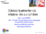 Infections nosocomiales - Optimiser la prévention des infections de cathéter