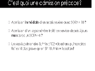 Infections sévères chez l'immunodéprimé-Bénéfices d'une admission précoce