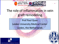 Inflammation and vein graft remodelling
