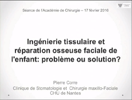 Ingénierie tissulaire et réparation osseuse faciale de l'enfant: problème ou solution ? Ingénierie tissulaire et réparation osseuse faciale de l'enfant: problème ou solution ?