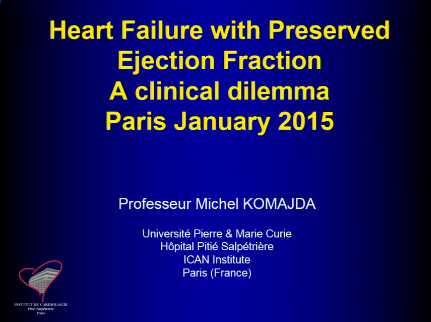 Insuffisance cardiaque avec fraction d'éjection preservee un dilemme clinique