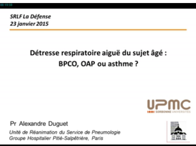 Insuffisance respiratoire aigüe quelques grands pièges à éviter - Détresse respiratoire aigüe du sujet âgé - 2015