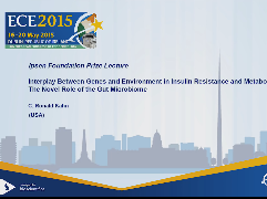 Plénières et Conférences de lauréats - Interaction entre gènes et environnement dans le résistance à l'insuline et le syndrome métabolique: Le rôle nouveau du microbiome Gut