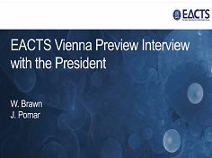 Interview avec le Président de l'EACTS Interview avec le Président de l'EACTS