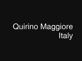 Interview - Quirino Maggiore (Italie)