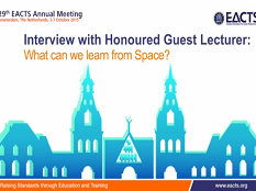 Interviews et Temps forts - Interview avec un invité d'honneur conférencier: que peut-on apprendre de l'espace? Interviews et Temps forts - Interview avec un invité d'honneur conférencier: que peut-on apprendre de l'espace?