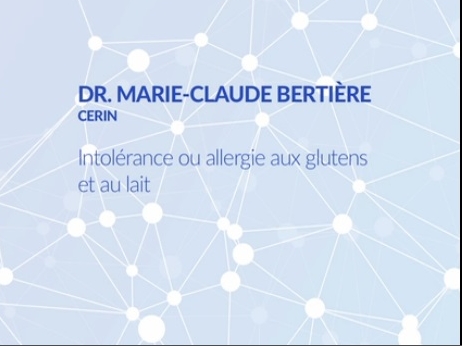 Intolérance ou allergie aux glutens et au lait