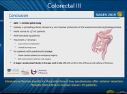 Intraluminal flexible sheath for the protection of low anastomosis after anterior resection Intraluminal flexible sheath for the protection of low anastomosis after anterior resection