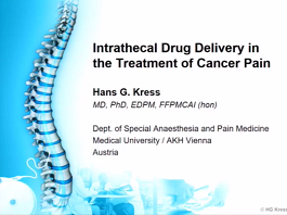 Intrathecal Drug Delivery in the Treatment of Cancer Pain