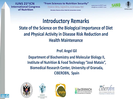 Introductory Remarks: State of the Science on the Biological Importance of Diet & Physical Activity in Disease Risk Reduction and Health Maintenance Introductory Remarks: State of the Science on the Biological Importance of Diet & Physical Activity in Disease Risk Reduction and Health Maintenance