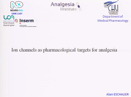Ion channels as pharmacological targets for analgesia Ion channels as pharmacological targets for analgesia