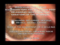Iridociclectomy vs. Sclerouvectomy for Iris-Ciliary Body Melanomas: Indications for and Variations of the Technique Iridociclectomy vs. Sclerouvectomy for Iris-Ciliary Body Melanomas: Indications for and Variations of the Technique
