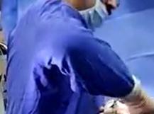 Iron nails extracted from patient's stomach