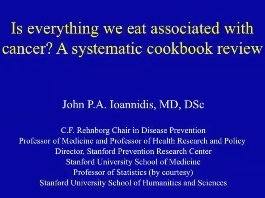 Tout ce que nous mangeons est-il associé au cancer? Un examen systématique des livres de recettes Tout ce que nous mangeons est-il associé au cancer? Un examen systématique des livres de recettes