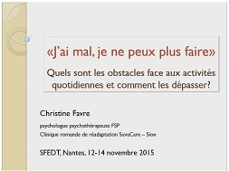 « J’ai mal, je ne peux plus faire » - Quels sont les obstacles face aux activités quotidiennes et comment les dépasser