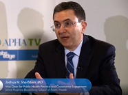 Josh Sharfstein discusses the goals of Johns Hopkins Bloomberg School of Public Health and its new partnership with APHA.